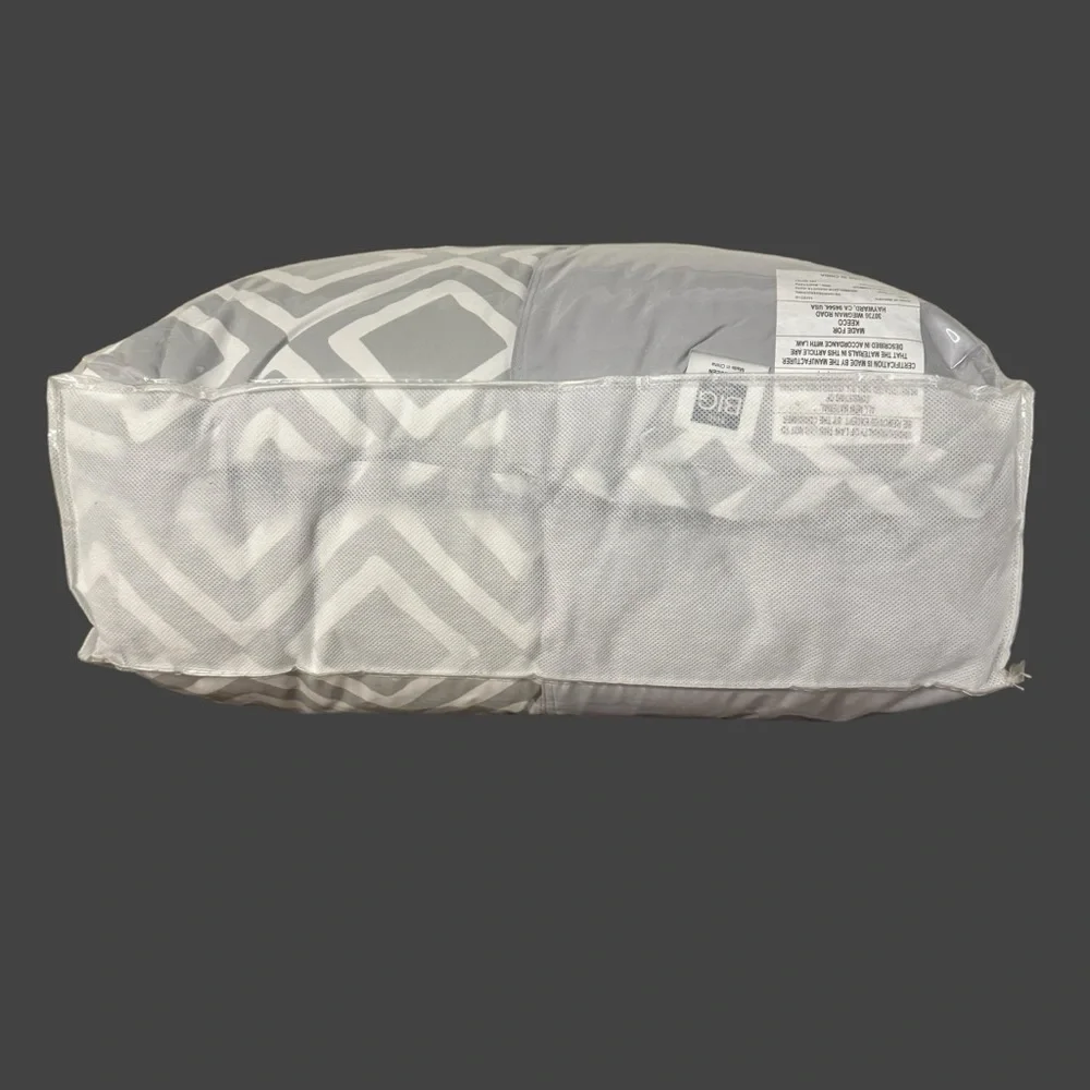 The Big One Down Alternative Reversible Comforter Grey Geometric Full/Queen